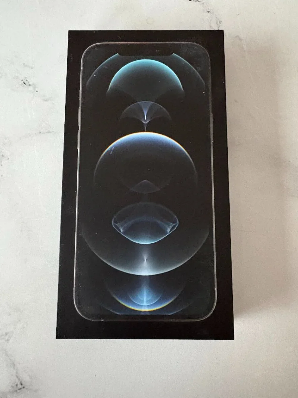 Empty Box for Apple iPhone 12 Pro Max, Silver 128GB BOX (No Phone)